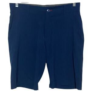 Burnside Hybrid Series Worldcore II Shorts Mens 30 Heather Navy Casual Summer
